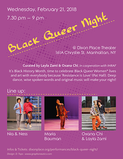 Flyer Black Queer Night